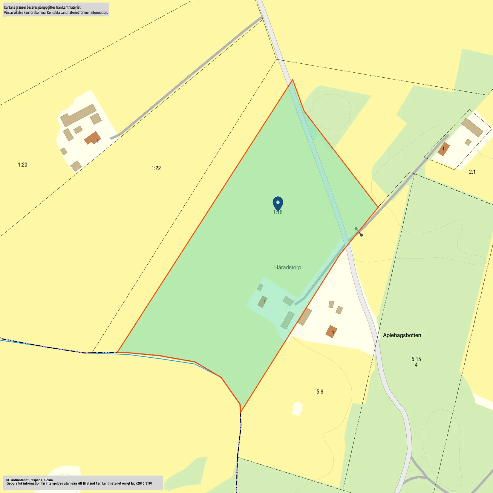 Gård/Skog, Ryda Häradstorp 1, Ryda, Vara
