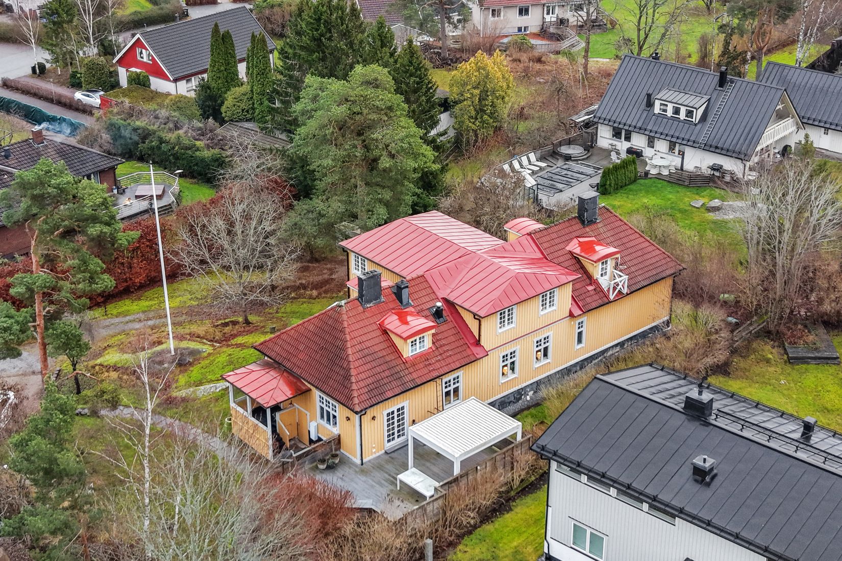 Villa, Tyrgränd 8, Täby Kyrkby, Täby