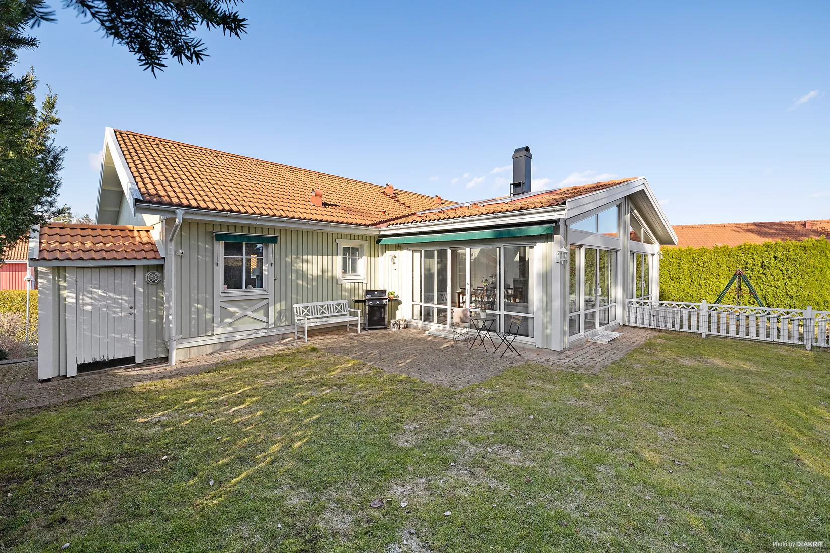 Radhus, Reduttvägen 74, Gribbylund, Täby