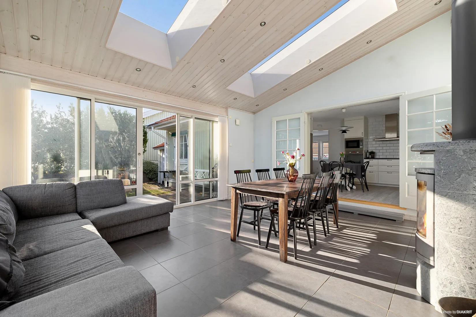 Radhus, Reduttvägen 74, Gribbylund, Täby