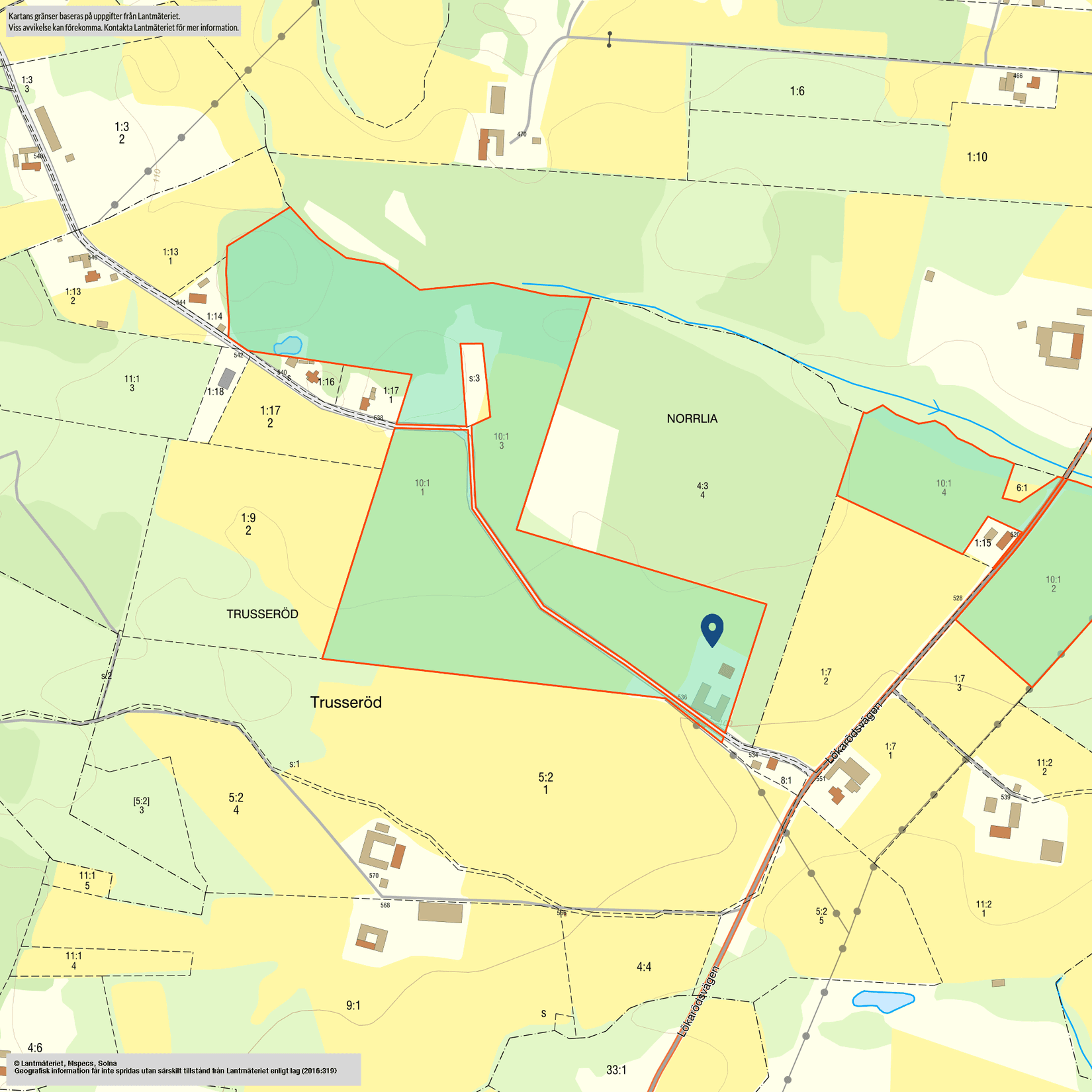 Gård/Skog, Lökarödsvägen 536, Kristianstad