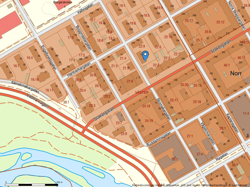 Bostadsrätt, Skomakargatan 18B, Gävle Centrum, Gävle