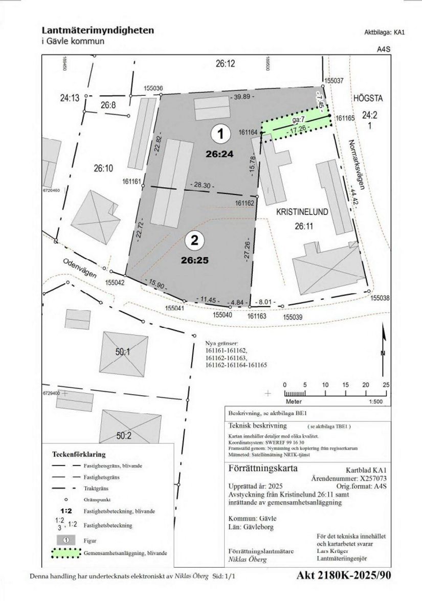 Tomt, Tomt på Normarksvägen, Bomhus, Gävle