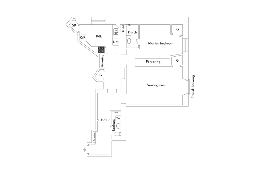 Bostadsrätt, Norrbackagatan 5A, Vasastan - Birkastan, Stockholm