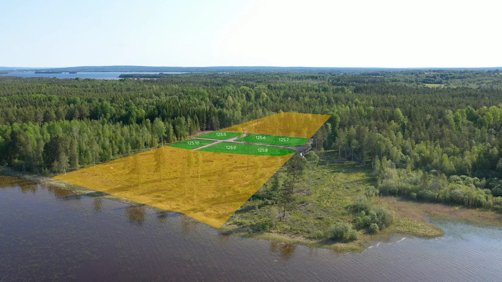 Tomt, Skålviksvägen, Tomt vid Siljan, Utanmyra/Sollerön, Mora