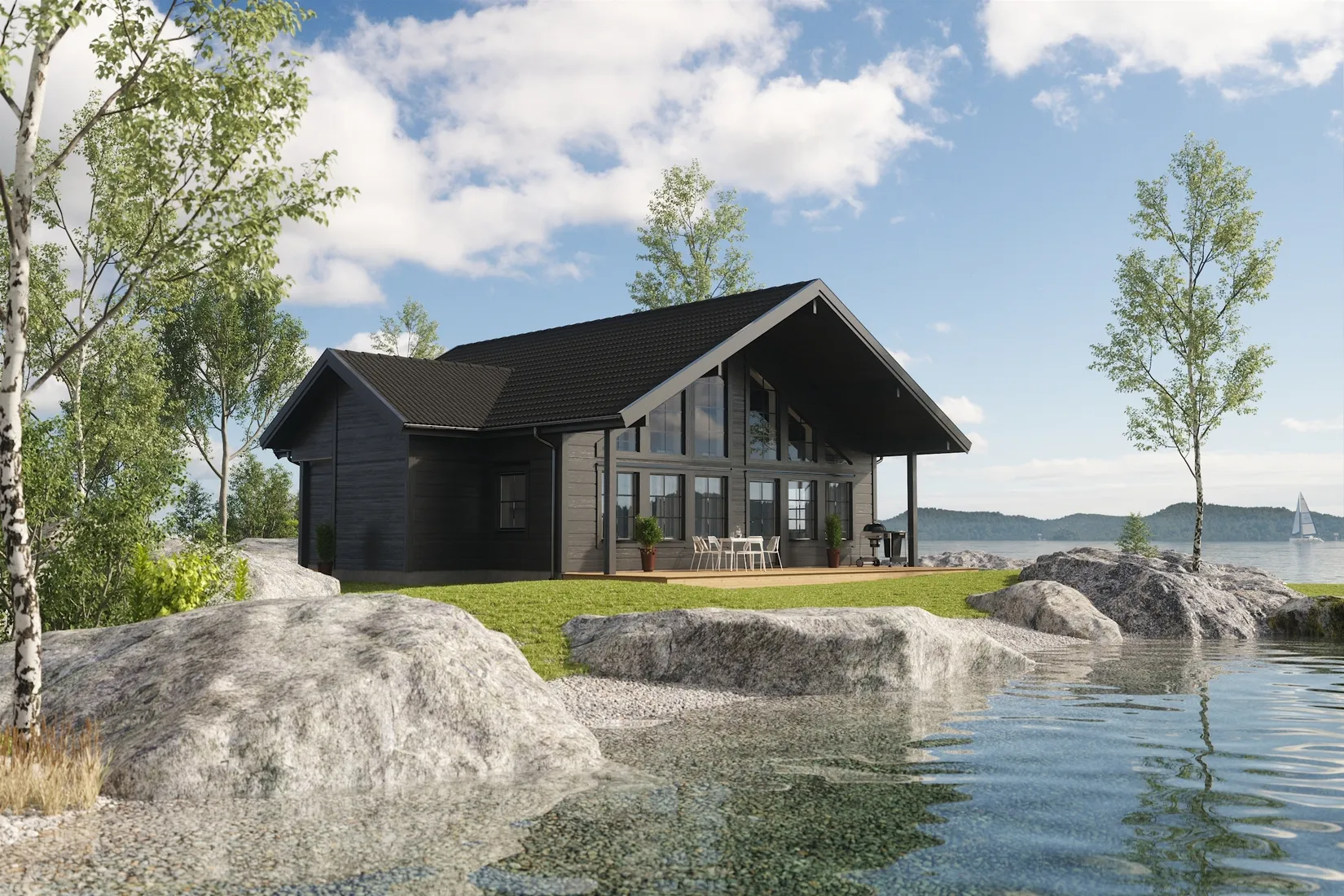 Tomt, Skålviksvägen, Tomt vid Siljan, Utanmyra/Sollerön, Mora