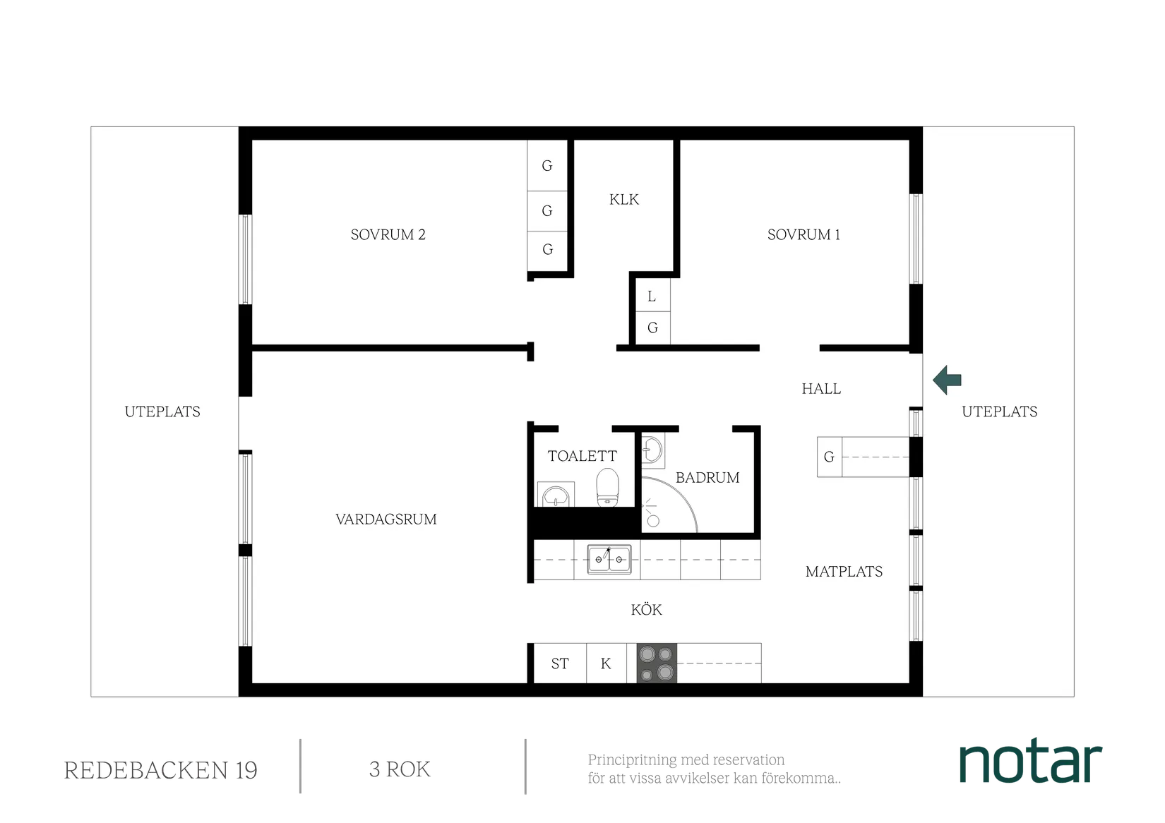 Bostadsrätt, Redebacken 19, Långedrag, Göteborg