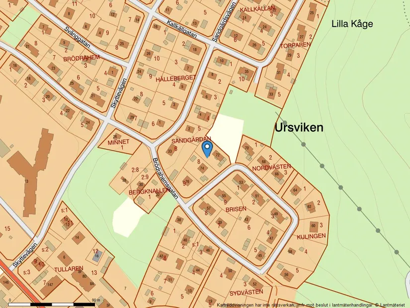 Villa, Brödrahemsgatan 72, Ursviken, Skellefteå