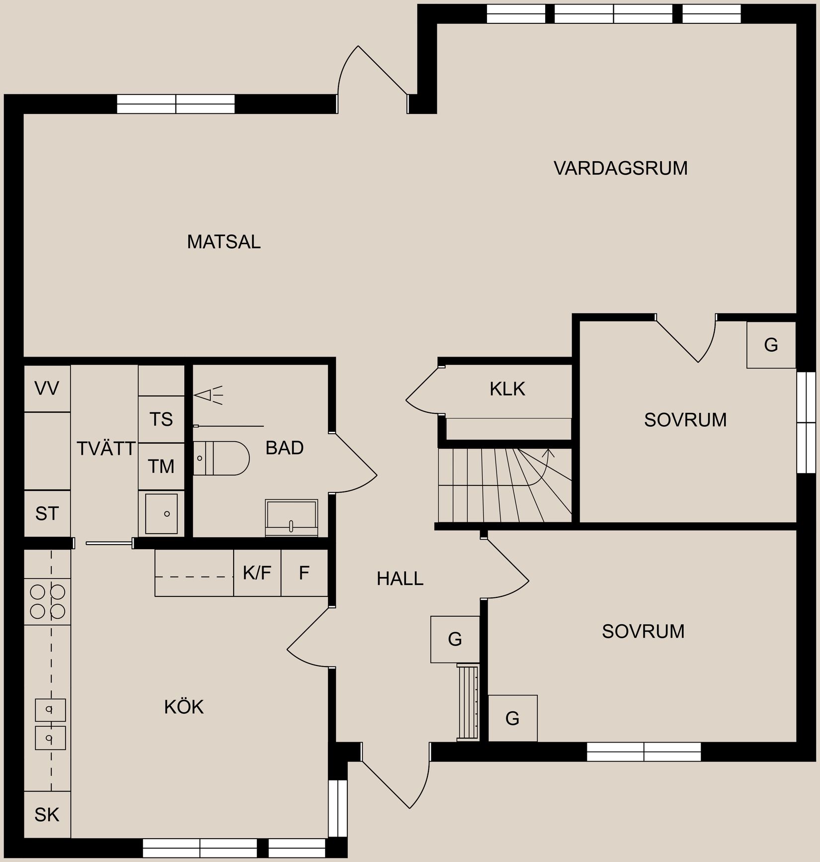 Villa, Rågången 54, Sandbyhov, Norrköping