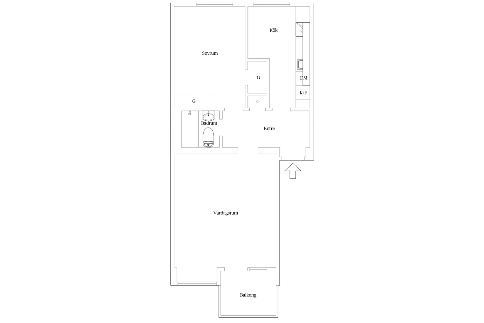 Bostadsrätt, Björkvägen 5A, Parkstaden, Kristianstad
