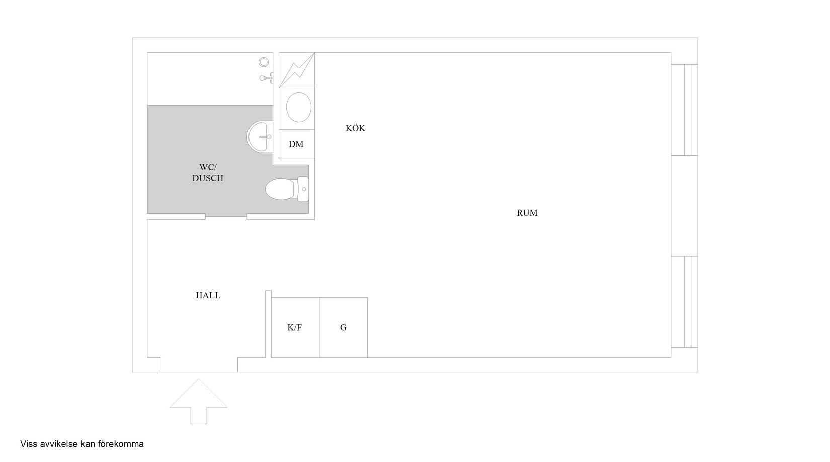 Bostadsrätt, Dragarbrunnsgatan 11A, Centrum Uppsala, Uppsala