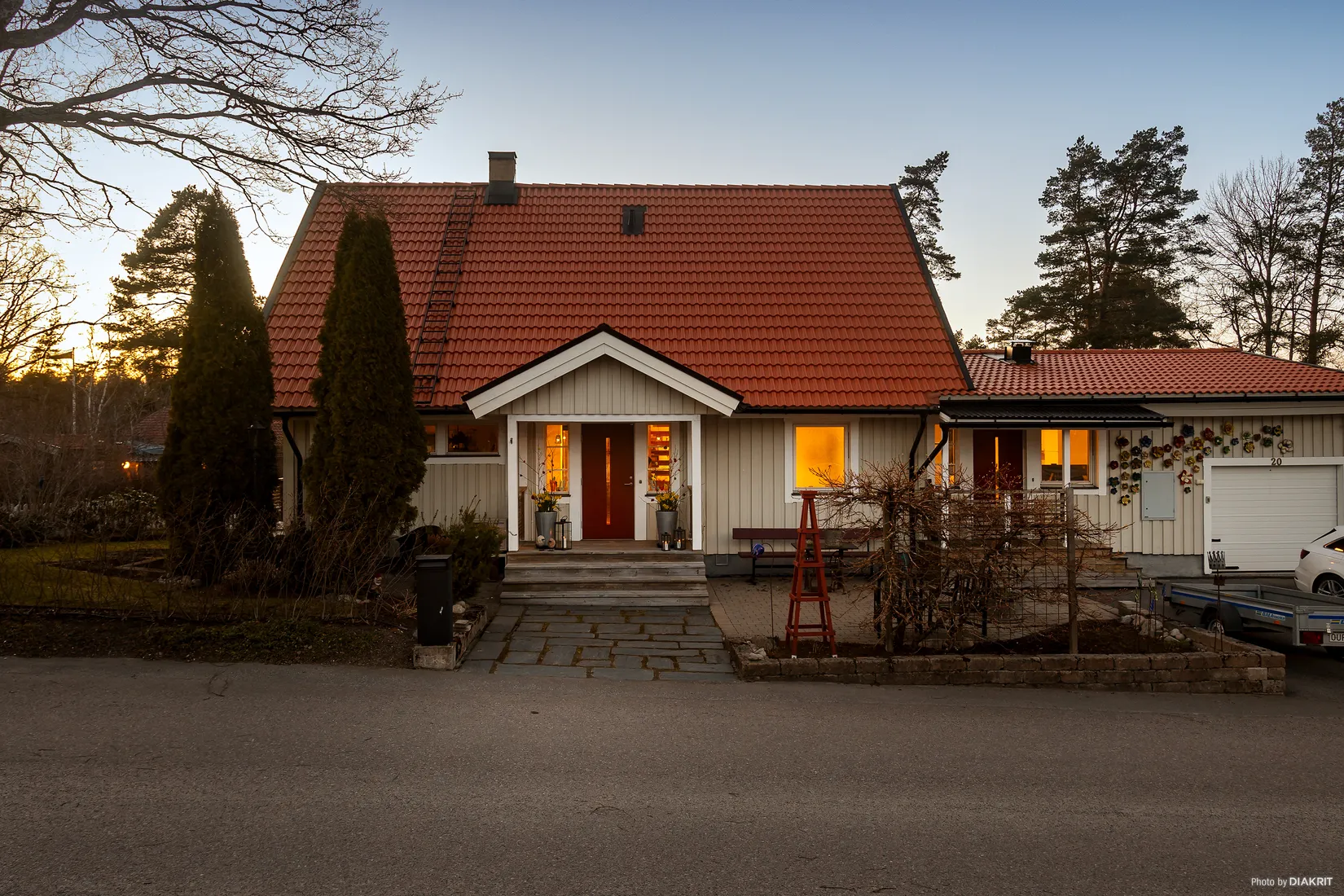 Villa, Jaktvägen 20, Skarpäng, Täby