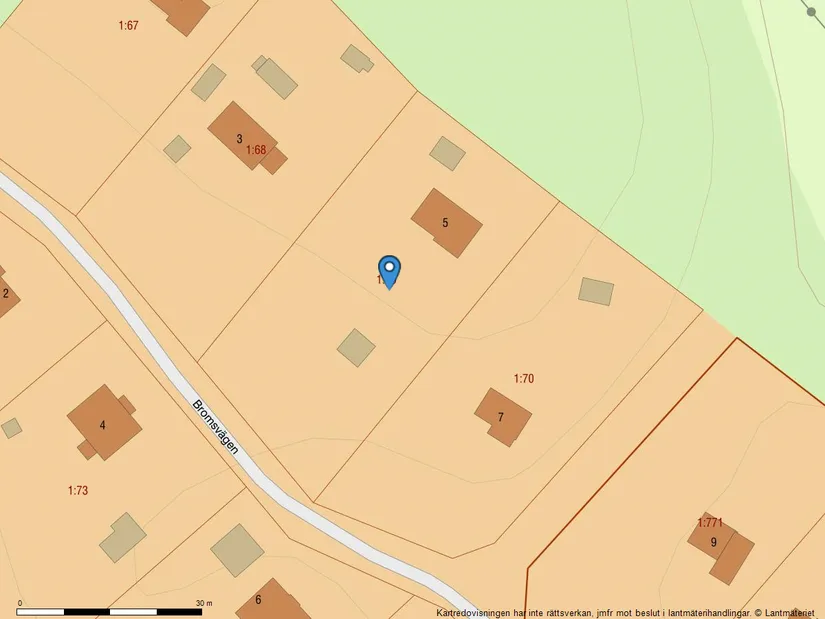 Villa, Bromsvägen 5, Raksta/Solberga/Bergholm, Tyresö