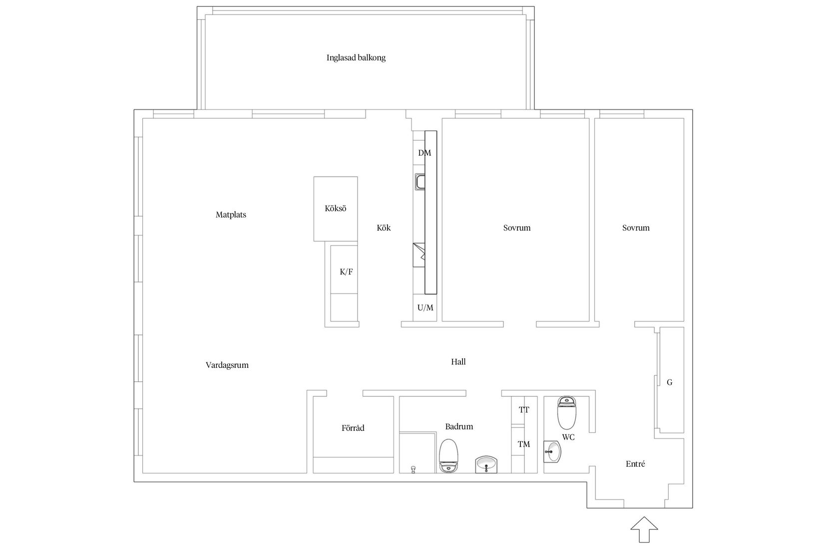 Bostadsrätt, Kanalgatan 19, Kristianstad - Centrum, Kristianstad
