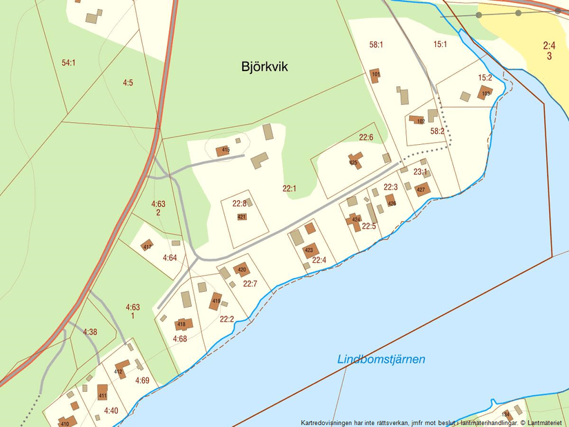 Gård/Skog, Lindbomstjärn 415, Sundsvall