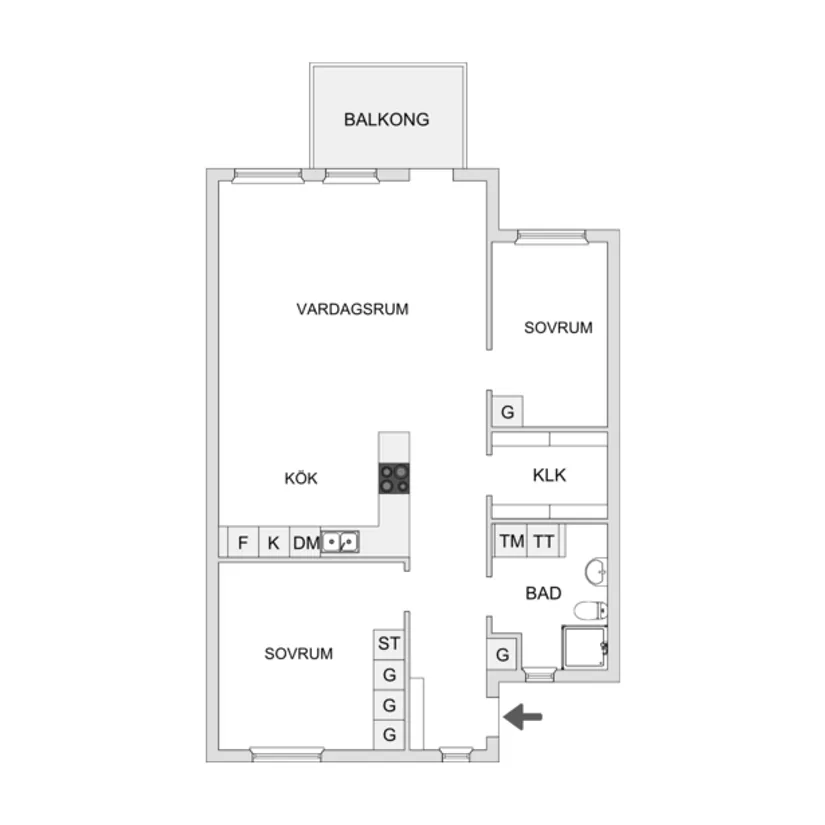 Bostadsrätt, Margretedalsvägen 13B, Frönäsområdet, Gnesta