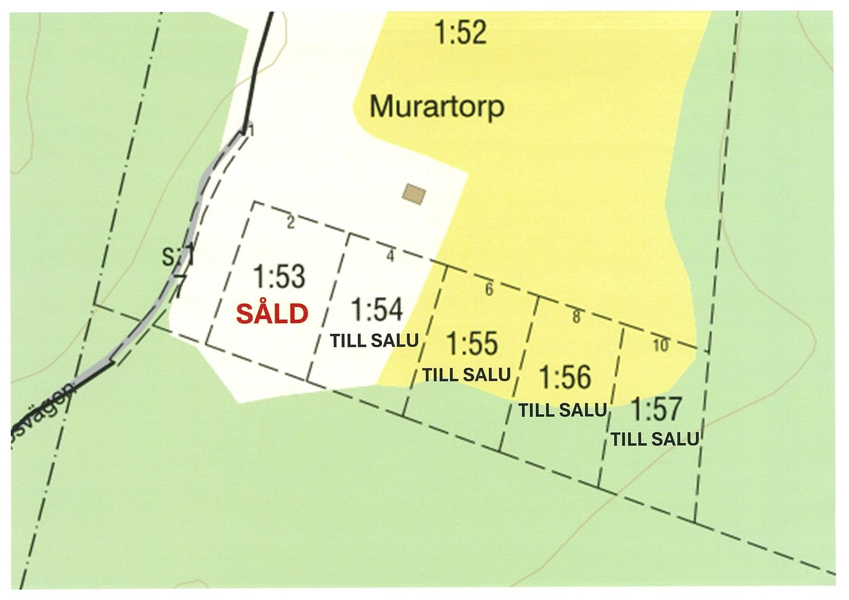 Tomt, Murartorpsvägen 4, Örnäs, Upplands-Bro