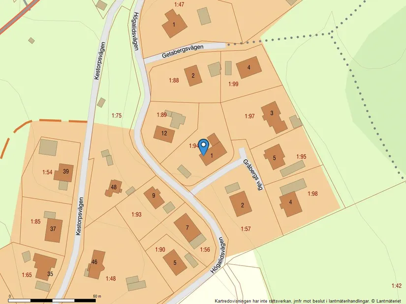 Villa, Gråbergs väg 1, Rödeby, Karlskrona