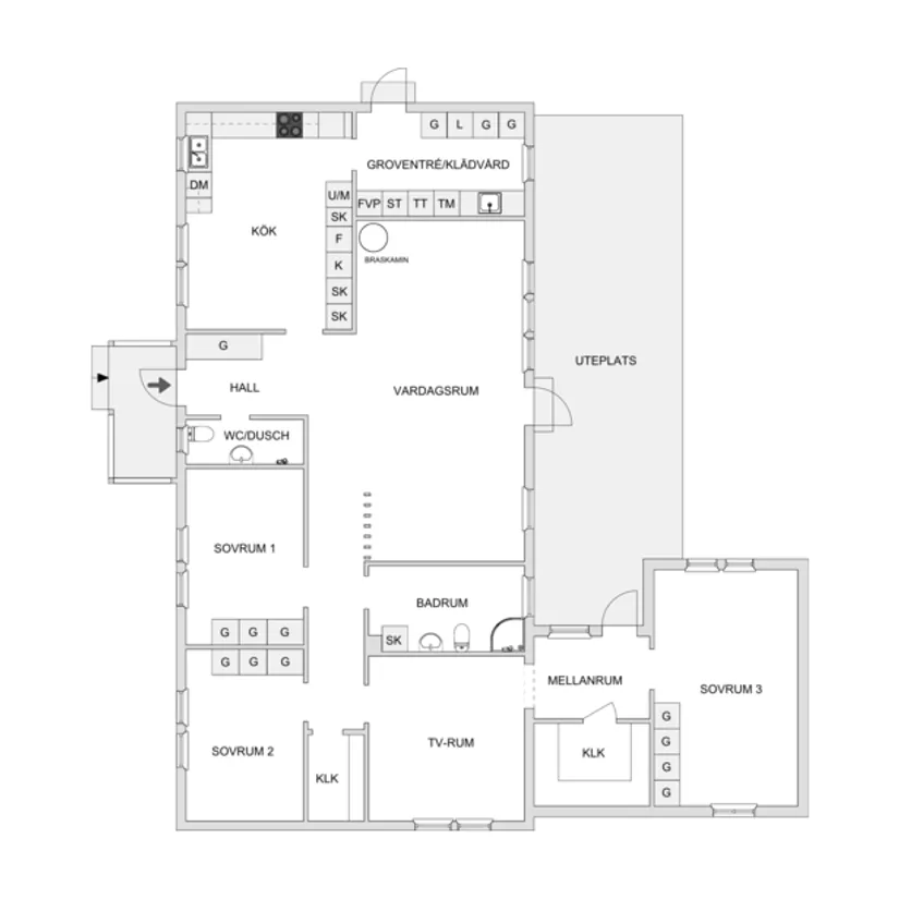 Villa, Gråbergs väg 1, Rödeby, Karlskrona