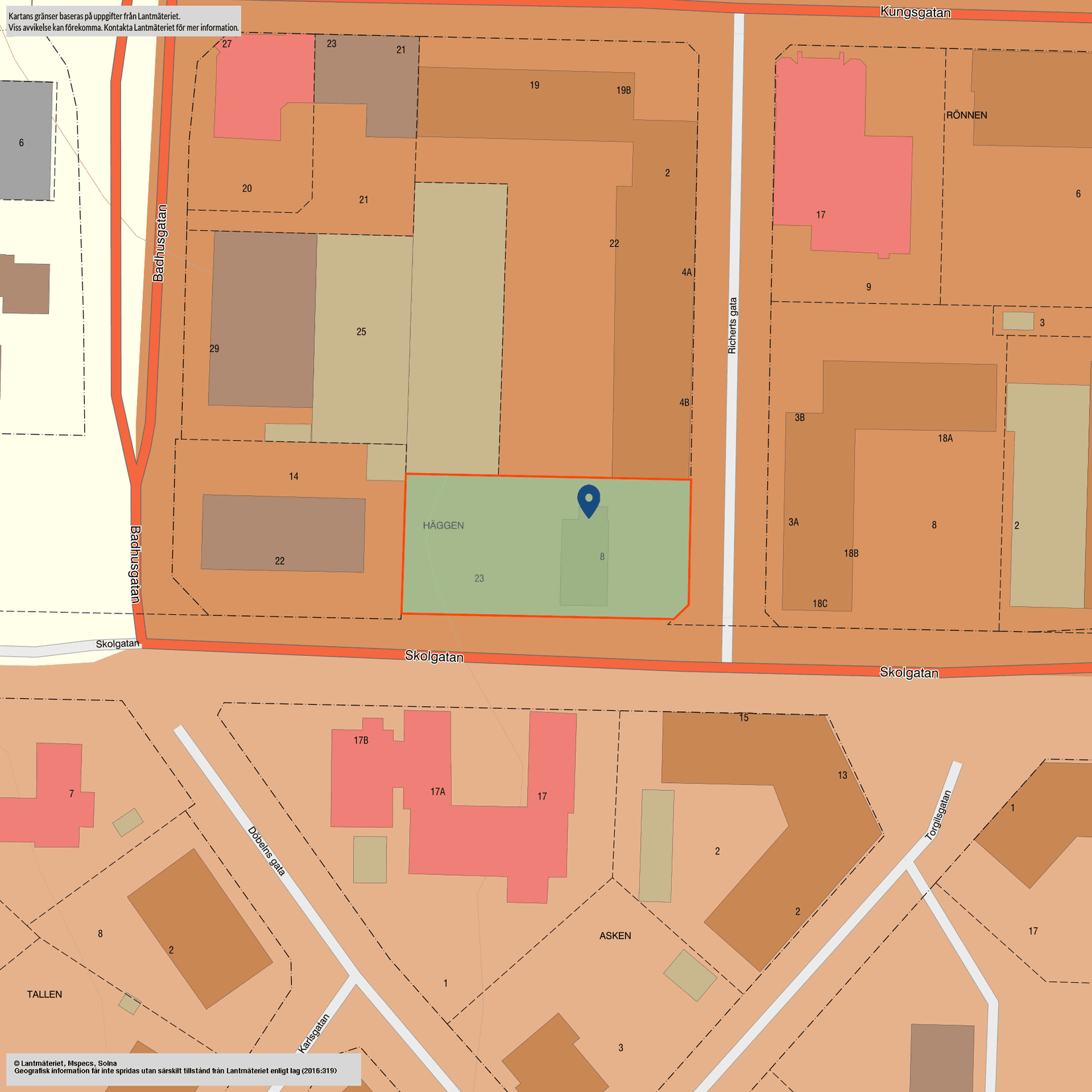 Villa, Richerts gata 8, Centrum, Skövde