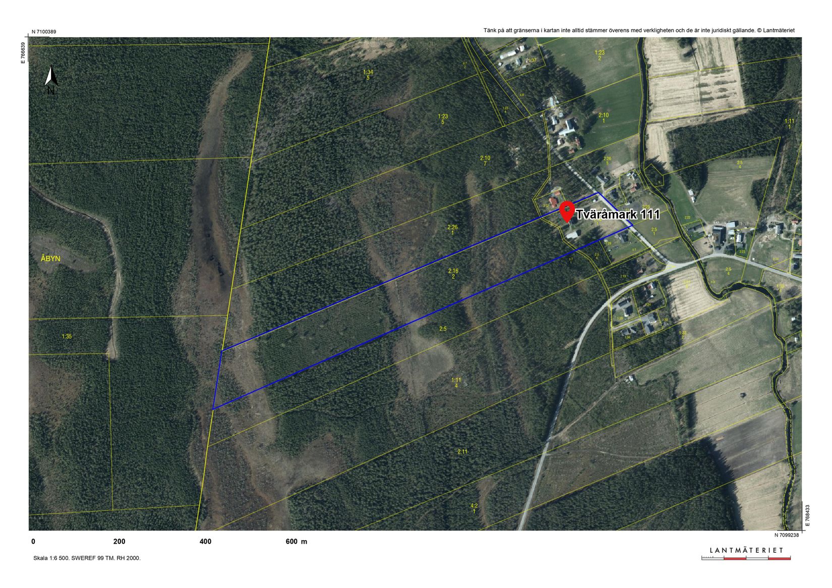 Gård/Skog, Tväråmark 111, Sävar, Umeå
