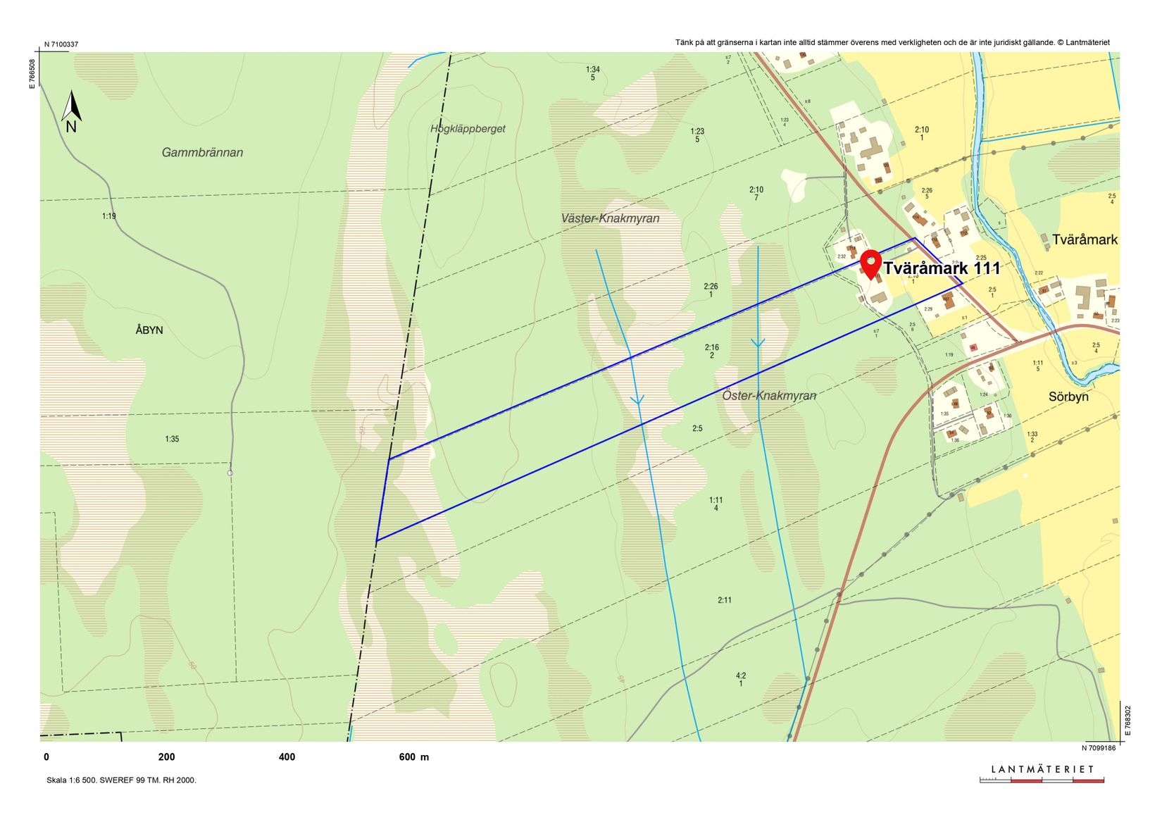 Gård/Skog, Tväråmark 111, Sävar, Umeå