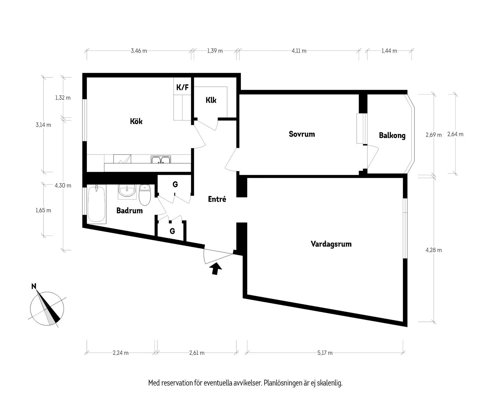 Bostadsrätt, Kabelgatan 35B, Majorna, Göteborg