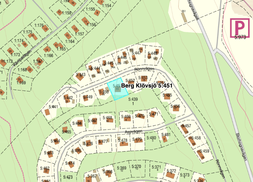 Bostadsrätt, Rönnvägen 23 A, Storhogna, Berg