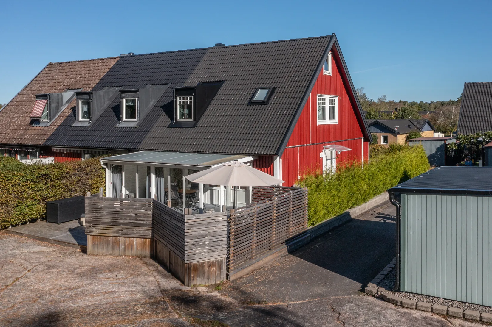 Radhus, Kaggetorpsvägen 56, Kaggetorp, Trollhättan