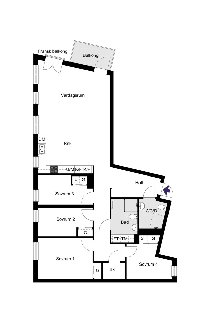 Bostadsrätt, Charlottenburgsvägen 13, Råsunda, Solna