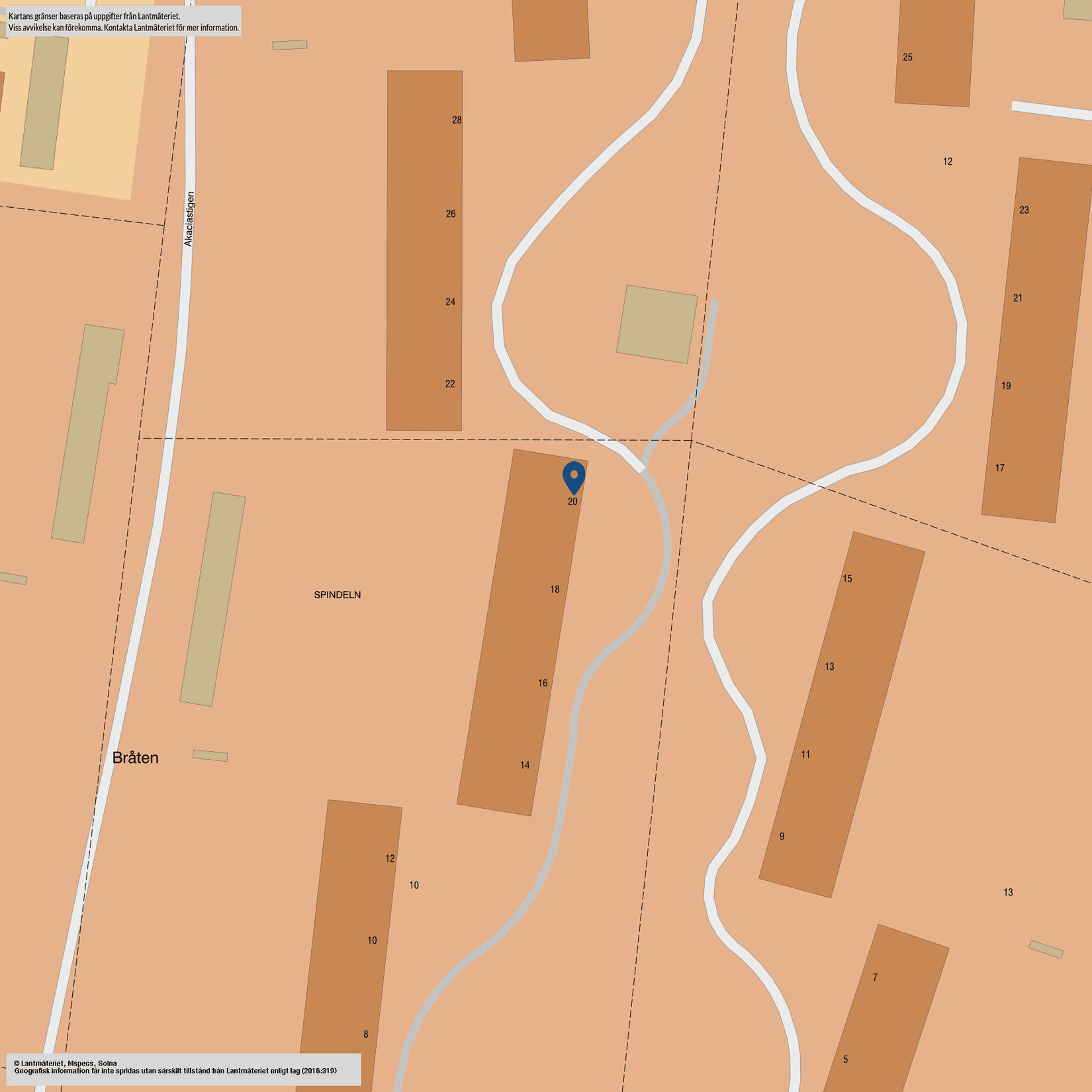 Bostadsrätt, Akaciastigen 20, Mariestad