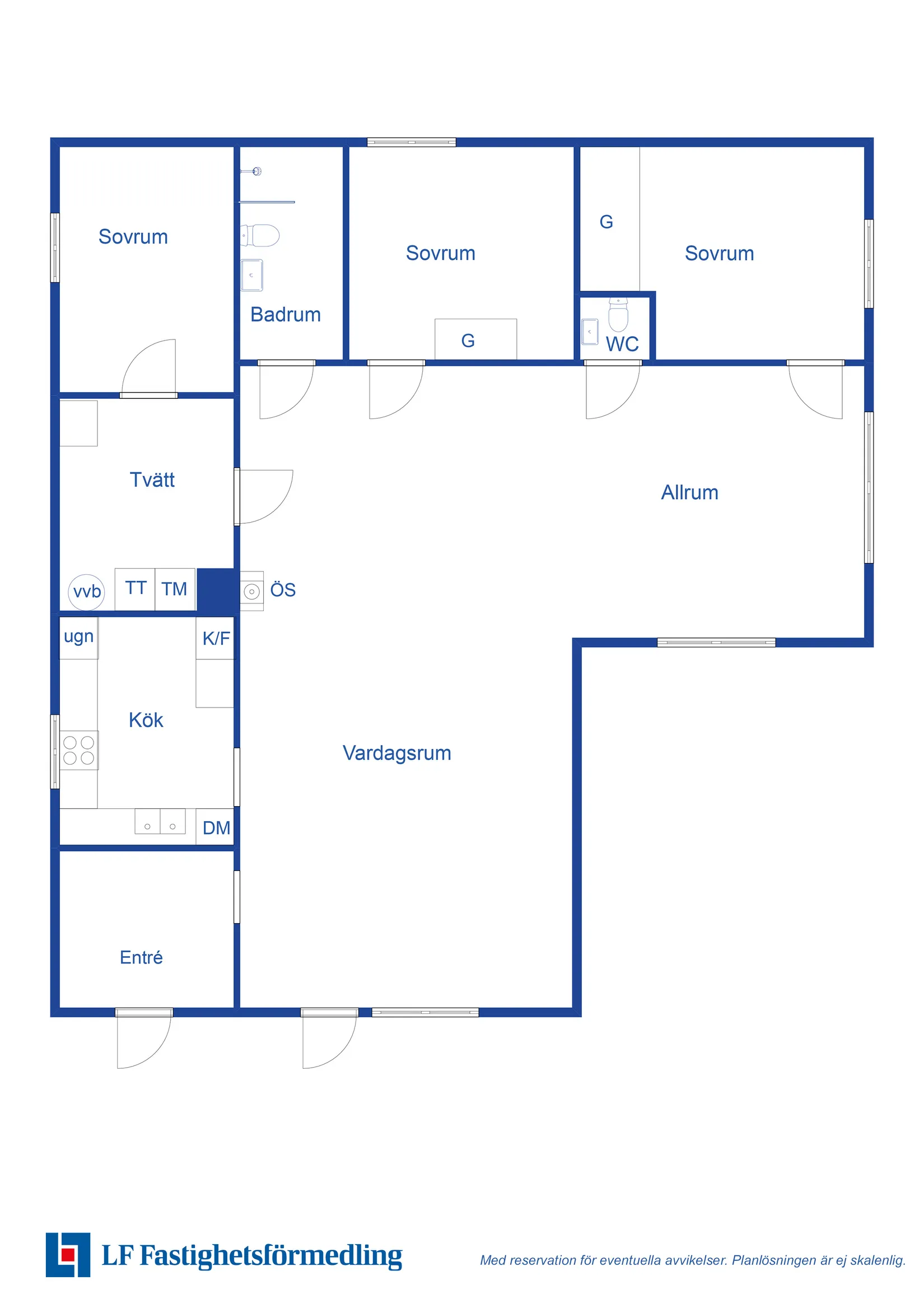 Villa, Bofinkstigen 8, Sjöbo Sommarby, Sjöbo