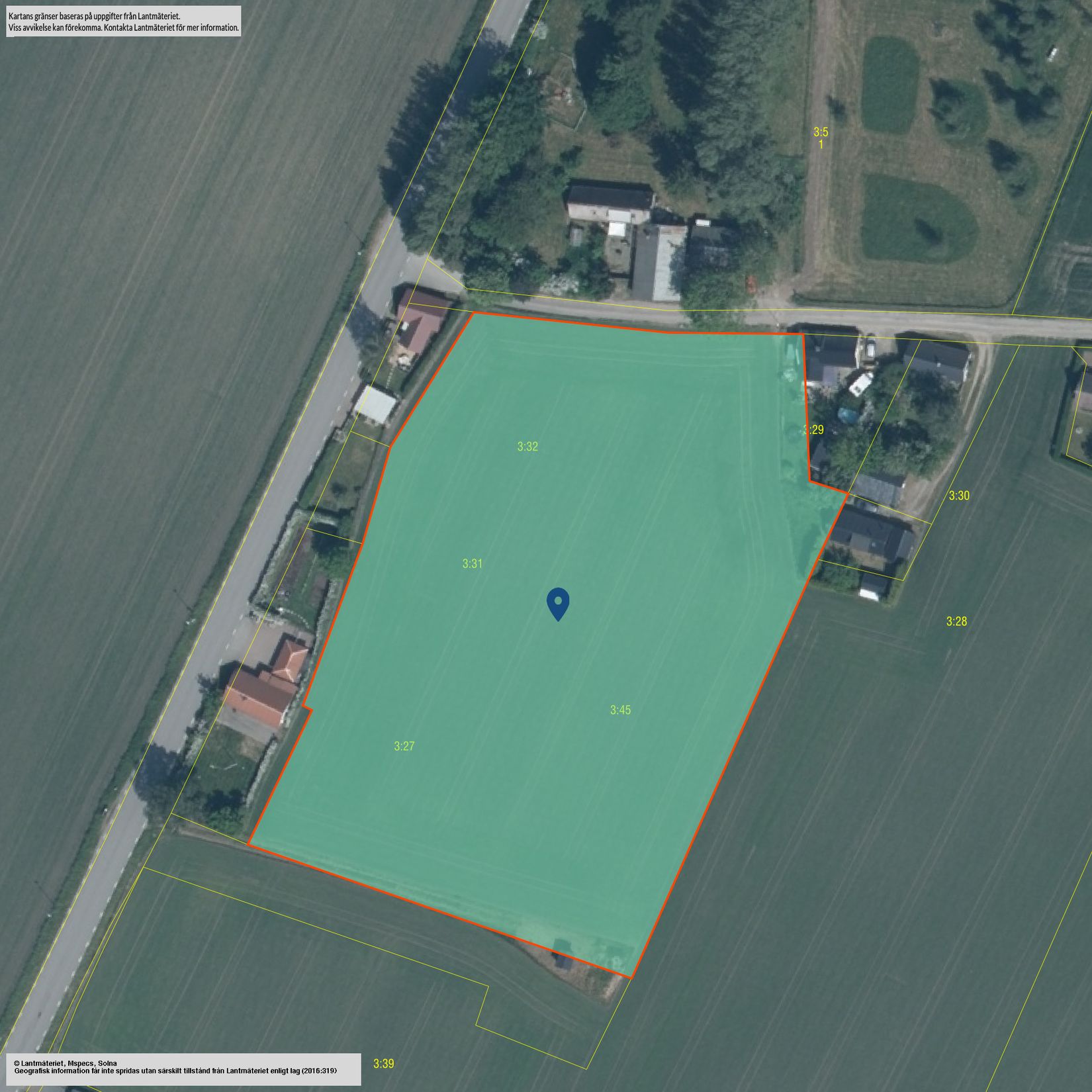 Tomt, SVALÖV BILLEBERGA 3:45, Svalöv