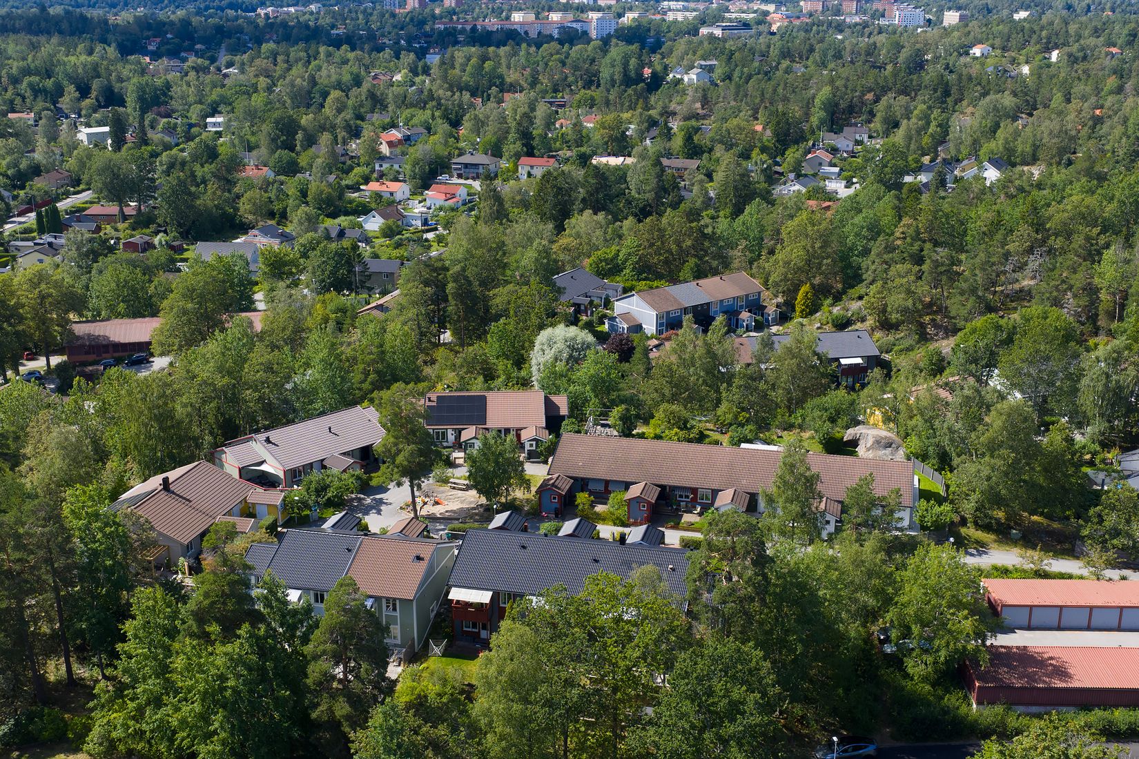 Radhus, Lindmätarvägen 35, Myrängen, Huddinge