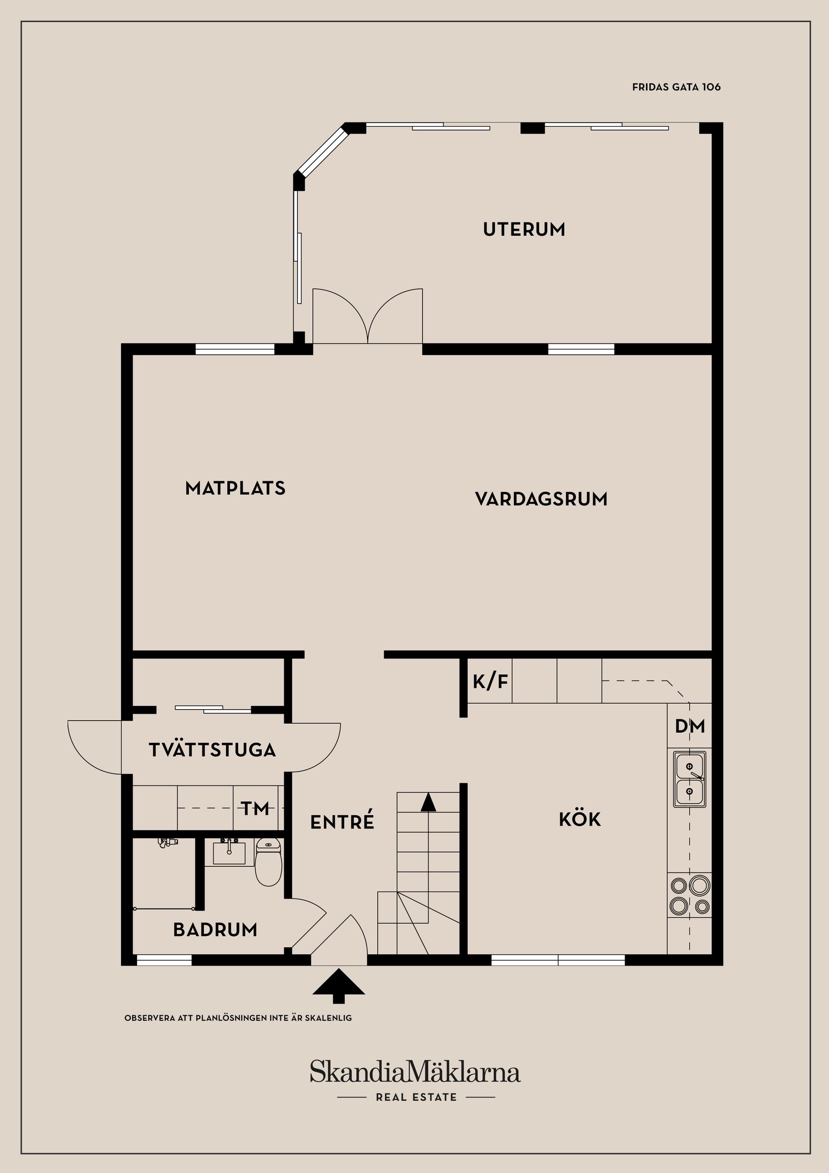 Radhus, Fridas gata 106, Ramlösa, Helsingborg