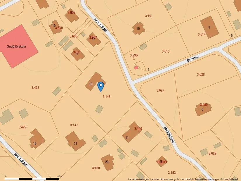 Villa, Myggvägen 13, Gudö, Haninge