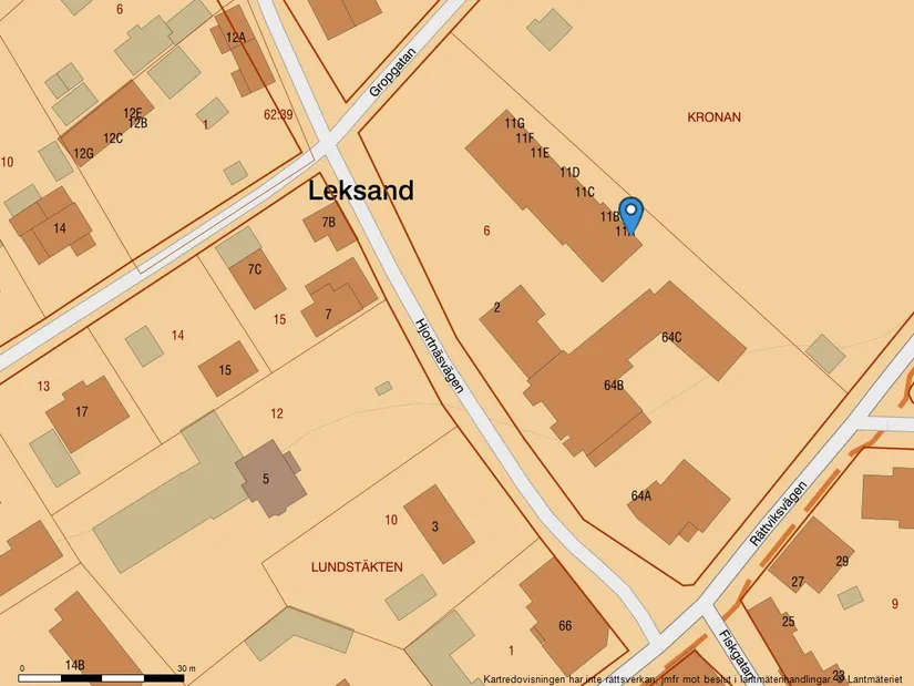 Bostadsrätt, Gropgatan 11A, Leksand