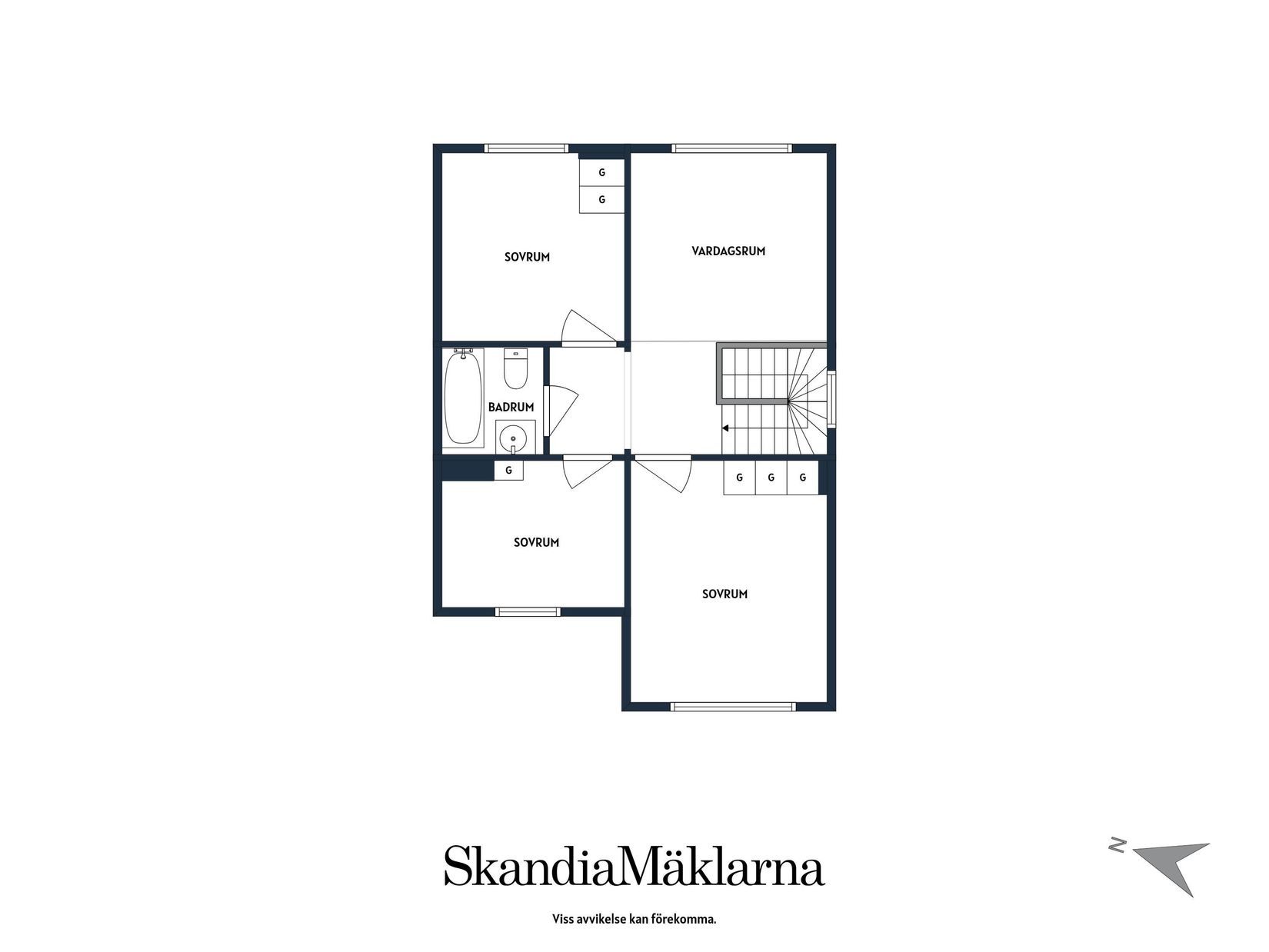 Radhus, Revirvägen 25, Mariefred/Marielundsviken, Strängnäs