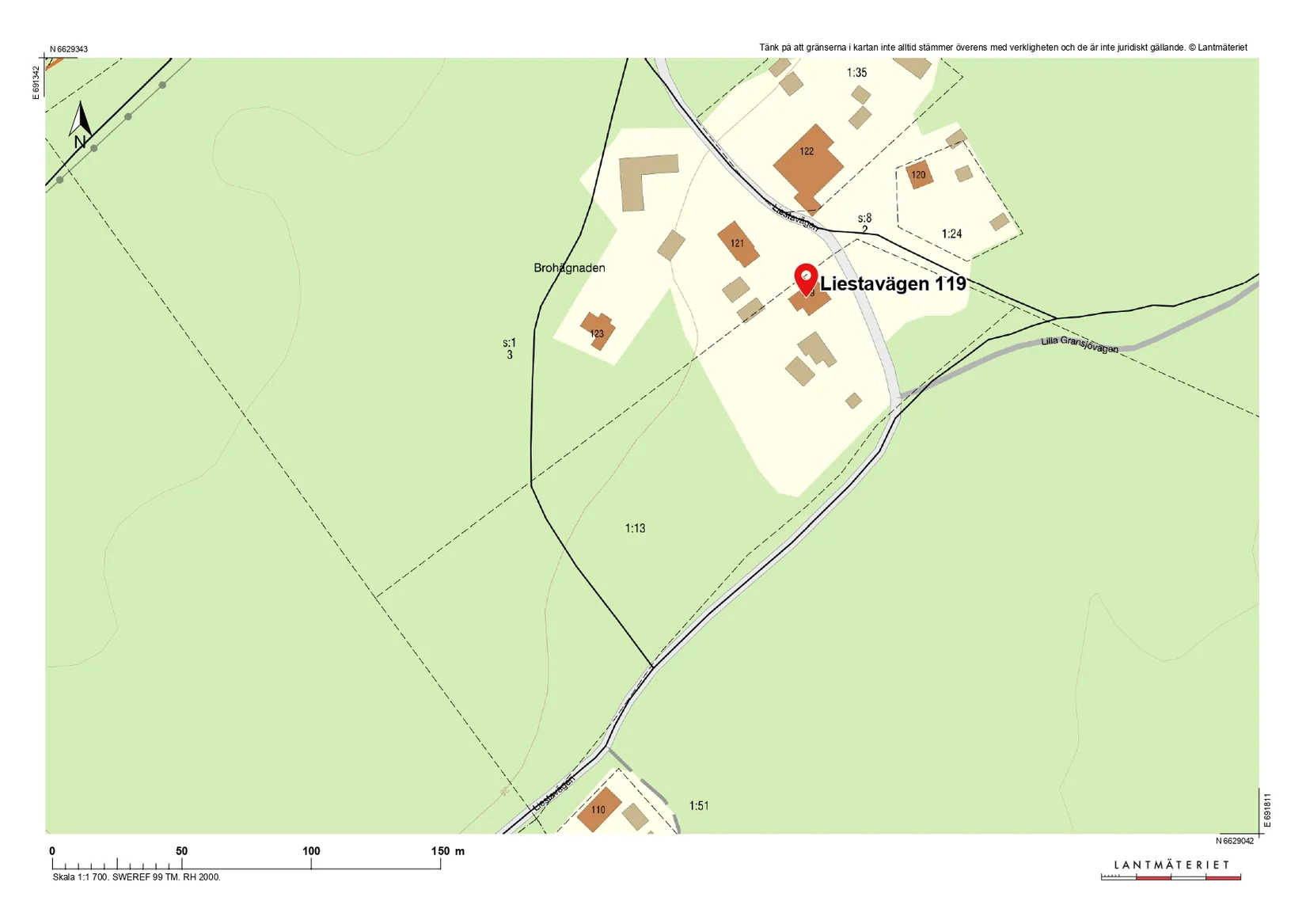 Gård/Skog, Liestavägen 119, Liesta, Norrtälje