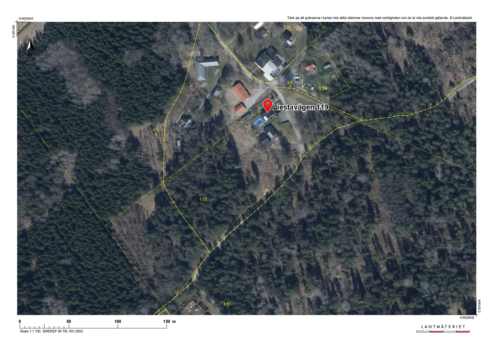 Gård/Skog, Liestavägen 119, Liesta, Norrtälje