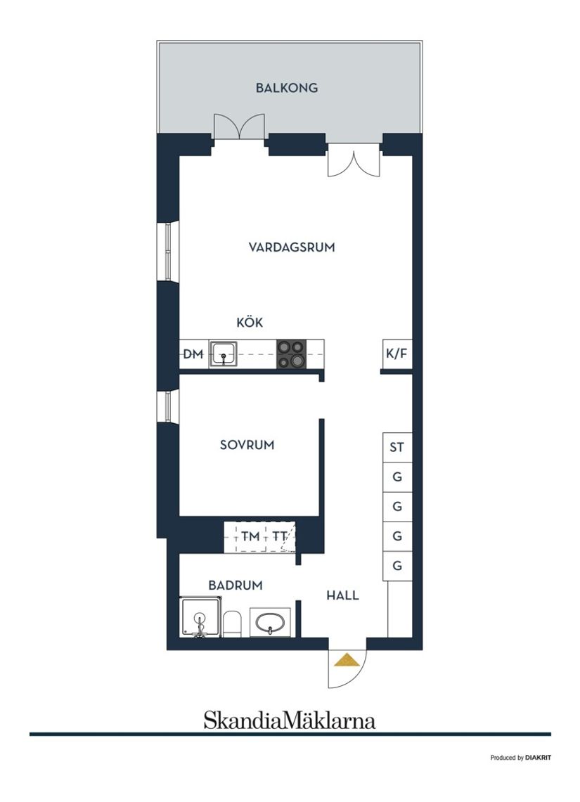 Bostadsrätt, Barkarbyvägen 34, Barkarbystaden, Järfälla
