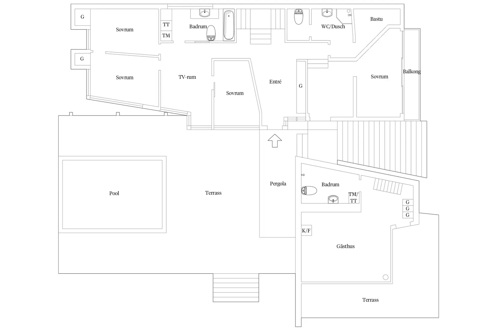 Villa, Roddarvägen 3, Boo Gård, Nacka