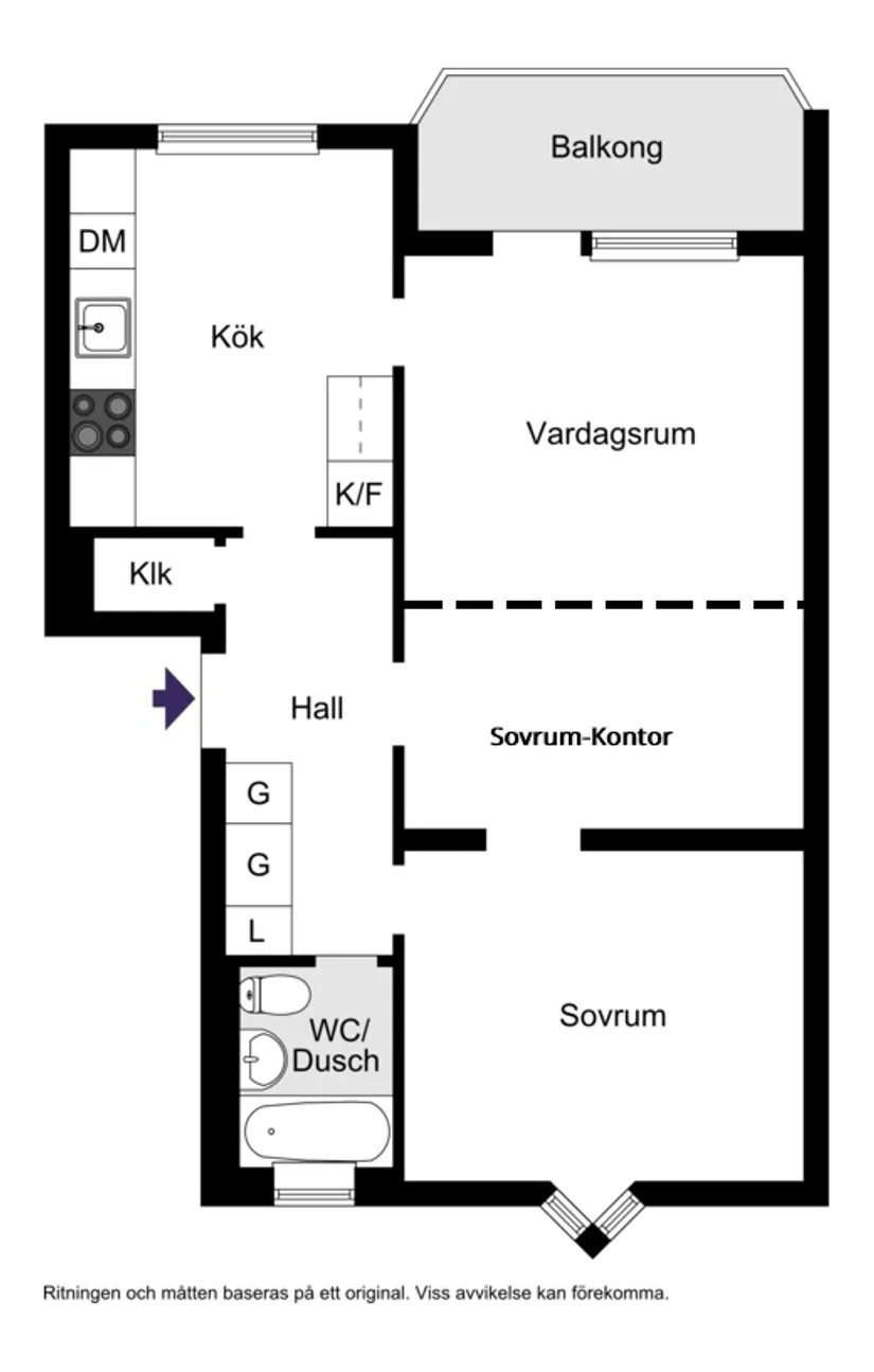Bostadsrätt, Fyrskeppsvägen 35, Kärrtorp, Stockholm