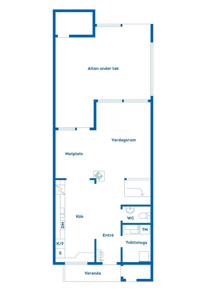 Villa, Radhus, Åsvägen 12B, Sunne