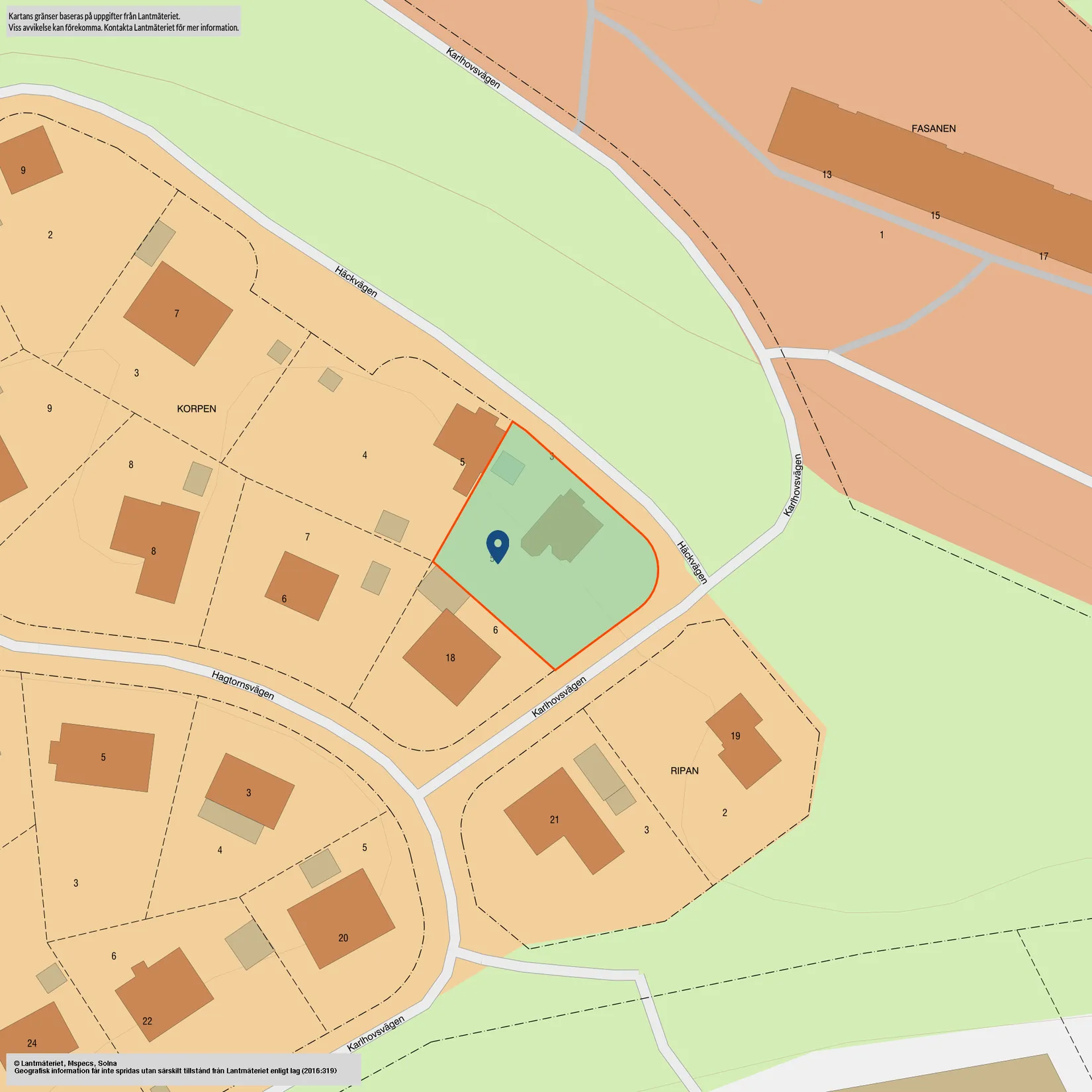 Villa, Häckvägen 3, Karlhov, Södertälje