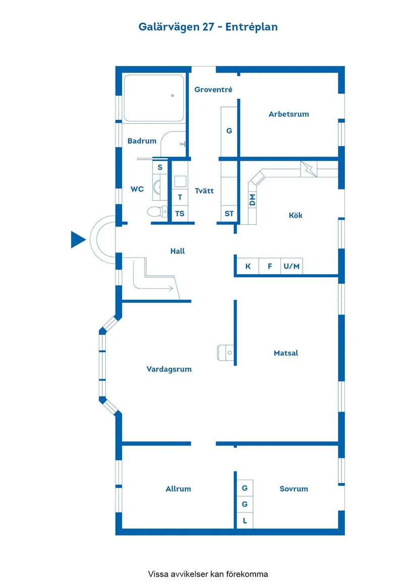 Villa, Galärvägen 27, Krokek, Norrköping