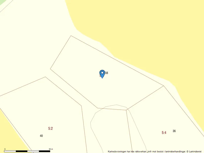 Tomt, Norrbyvägen 38, Rimbo, Norrtälje