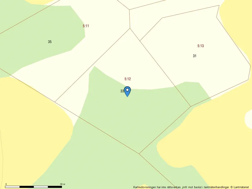 Tomt, Norrbyvägen 33, Rö, Norrtälje