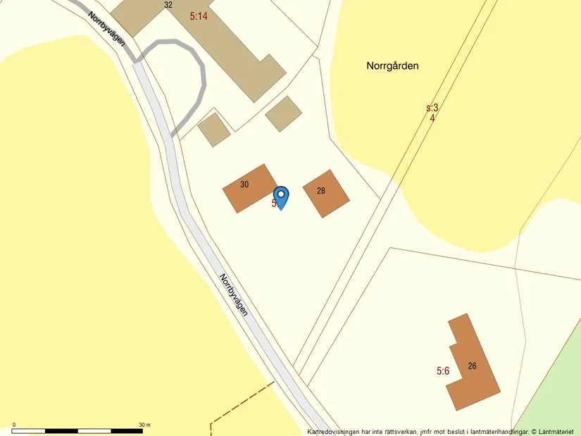 Villa, Norrbyvägen 28 - 30, Rö, Norrtälje