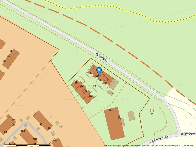 Villa, Radhus, Kullavägen 17G, Umedalen, Umeå